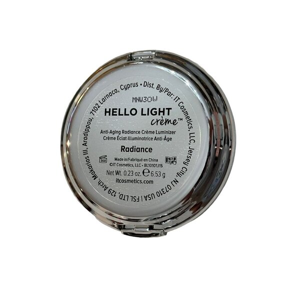 IT Cosmetics Hello Light Creme Anti-Aging Luminizer Radiance 0.23oz. New In Box. - Picture 9 of 14